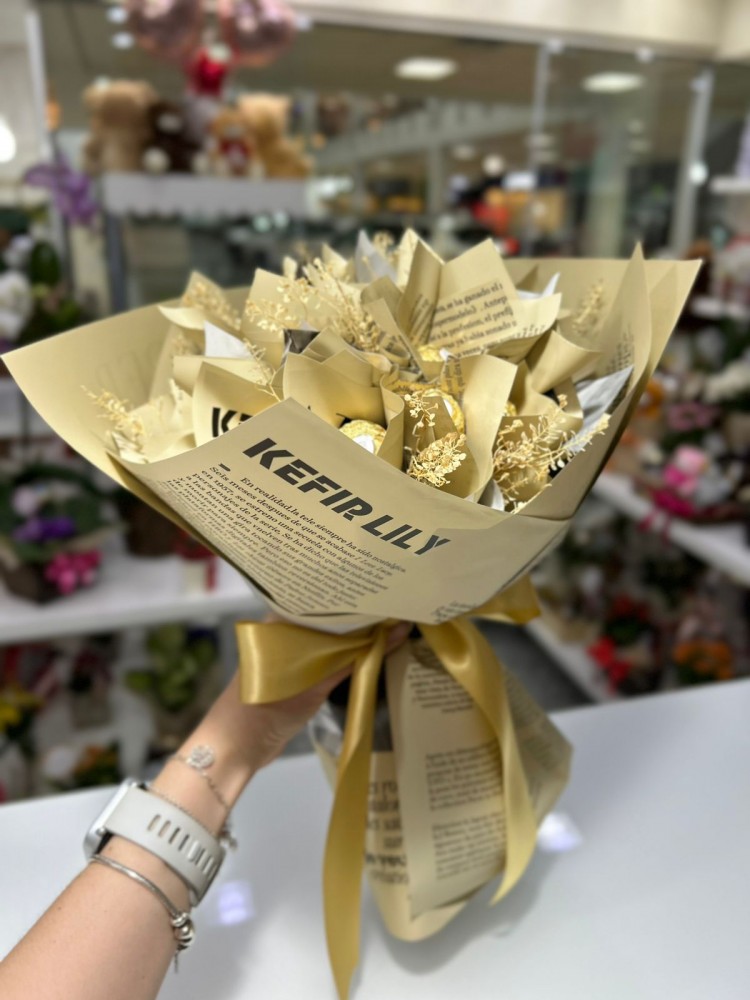 Buquê de Chocolates Ferrero Rocher! 