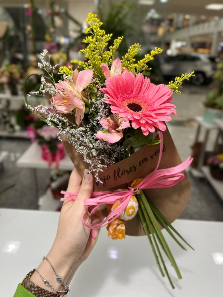 Cartão de Flores - Vejo Flores em Você 